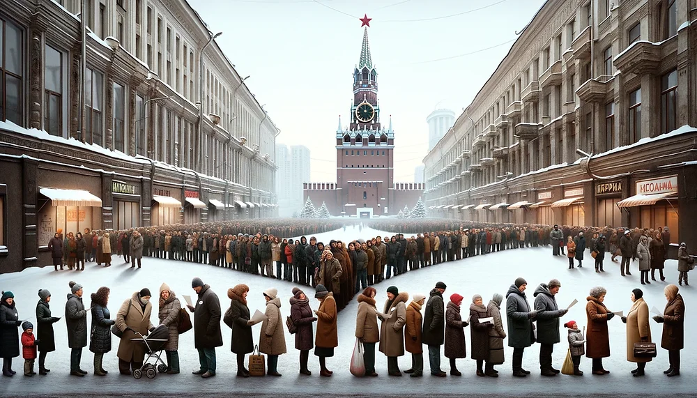 #1 Исследование электоральных намерений населения России в период выборов президента России в марте 2024 года 