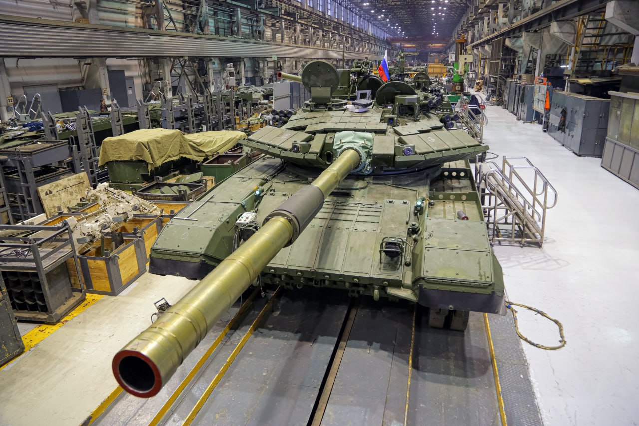 Производство танков на Уралвагонзаводе. Телеграм-канал УВЗ