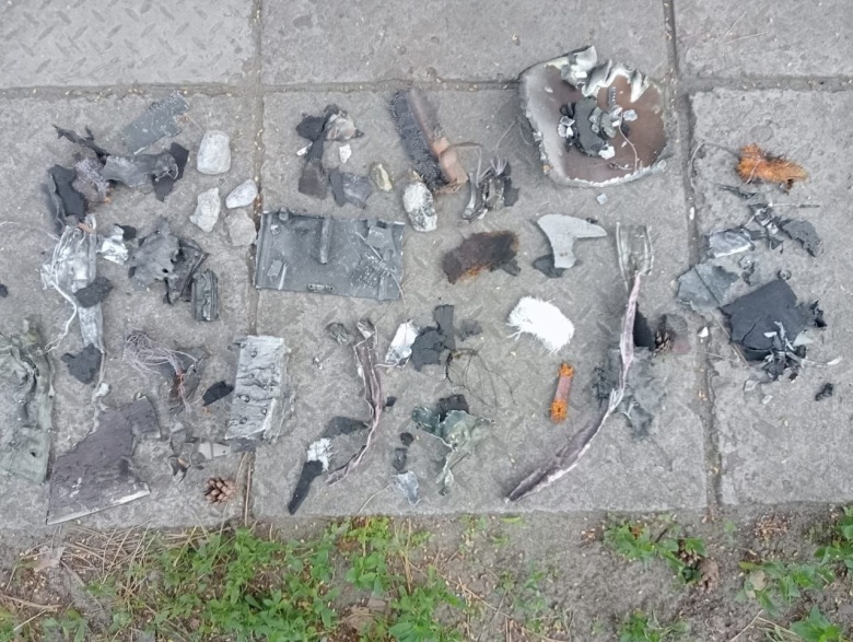 Residents of the border town of Shebekino are bombarded almost every day. The photo shows debris from drones. Photo: VKontakte group "Shebekino Whisper"